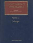 Cover for Encyclopedia of Optimization