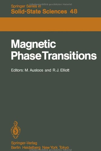 Cover for Magnetic phase transitions