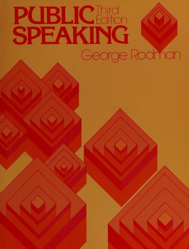 Cover for Public speaking