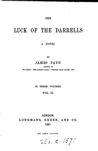 Cover for the luck of the darrells