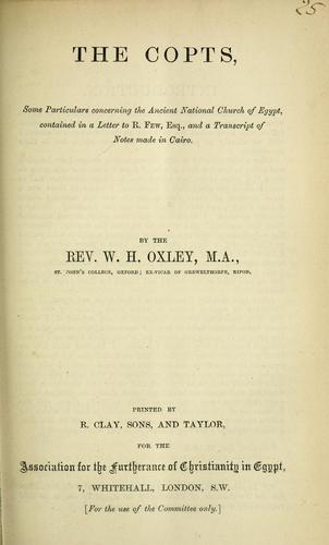 Cover for Copts