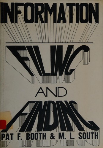 Cover for Information filing and finding
