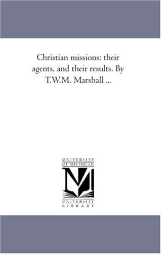 Cover for Christian missions