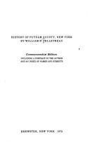 Cover for History of Putnam County, New York