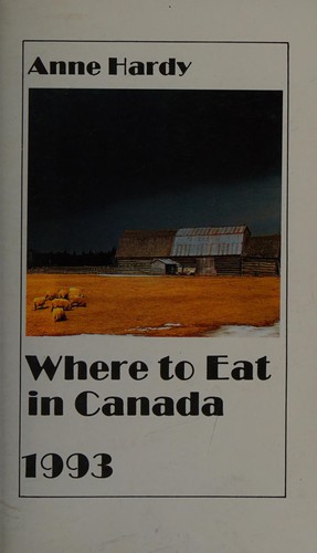 Cover for Where to eat in Canada, 1993