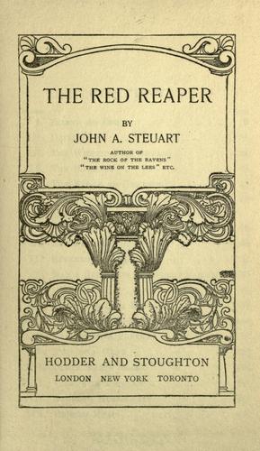 Cover for The red reaper