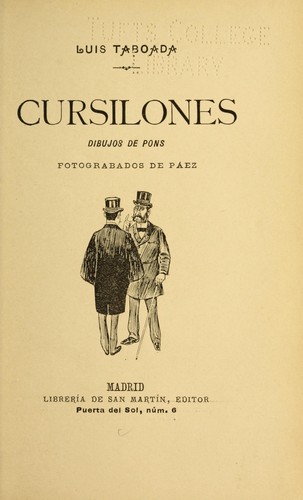 Cover for Cursilones