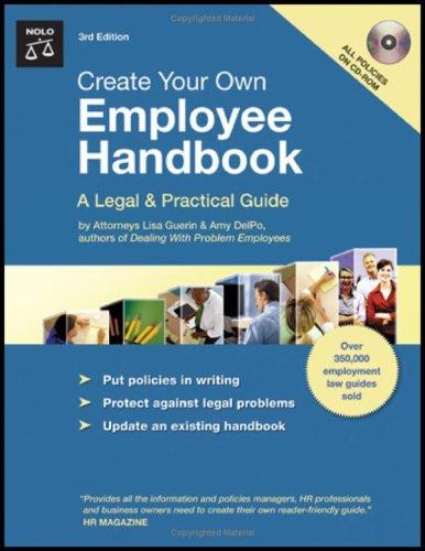 Cover for Create Your Own Employee Handbook