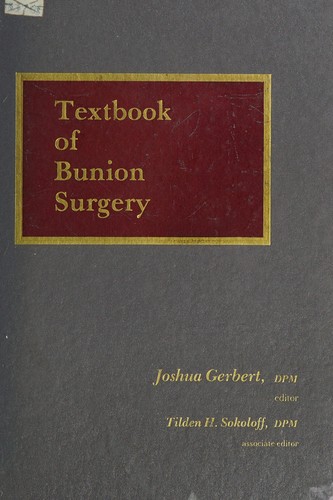 Cover for Textbook of bunion surgery