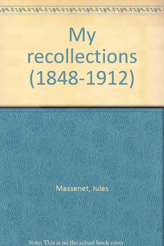 Cover for My recollections (1848-1912).