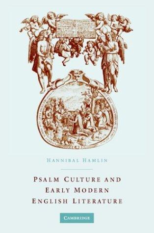 Cover for Psalm culture and early modern English literature