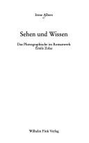 Cover for Sehen und Wissen