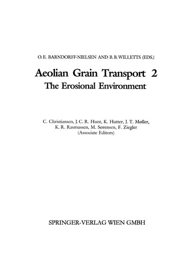 Cover for Aeolian Grain Transport: Volume 2