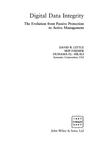 Cover for Data Integrity