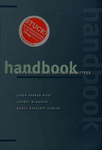 Cover for Handbook for health care ethics committees
