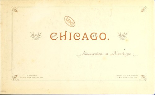 Cover for Chicago illustrated in albertype