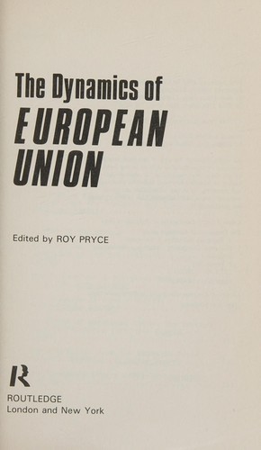 Cover for The Dynamics of European union
