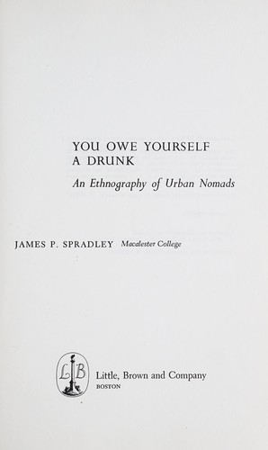 Cover for You owe yourself a drunk
