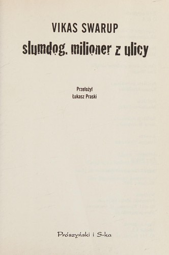 Cover for Slumdog, milioner z ulicy