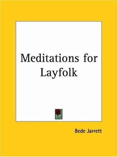 Cover for Meditations for Layfolk