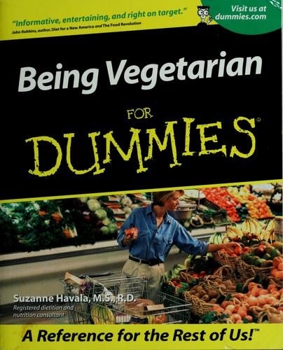 Cover for Being vegetarian for dummies