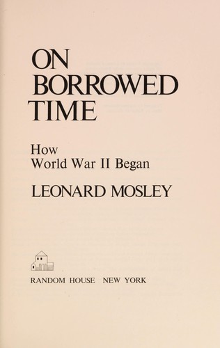 Cover for On borrowed time