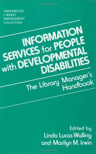 Cover for Information services for people with developmental disabilities