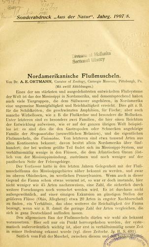 Cover for Papers on Unionidae