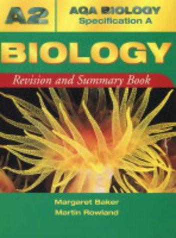 Cover for Aqa (A) A2 Biology Revision and Summary Book (Aqa Biology Specification a)