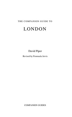 Cover for The companion guide to London