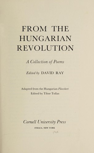 Cover for From the Hungarian Revolution