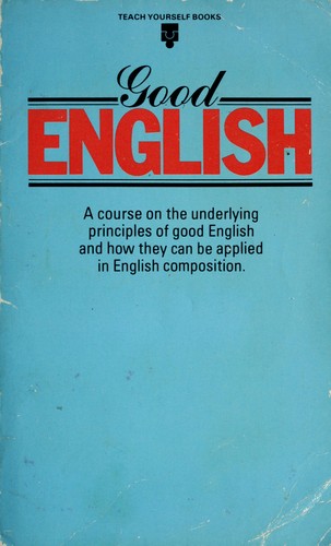 Cover for Good English