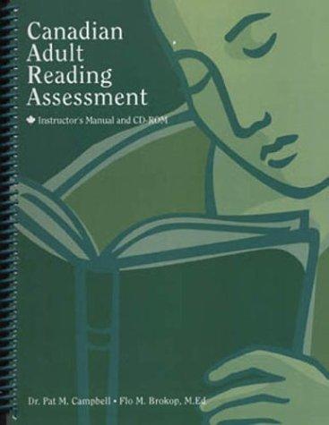 Cover for Canadian Adult Reading Assessment 