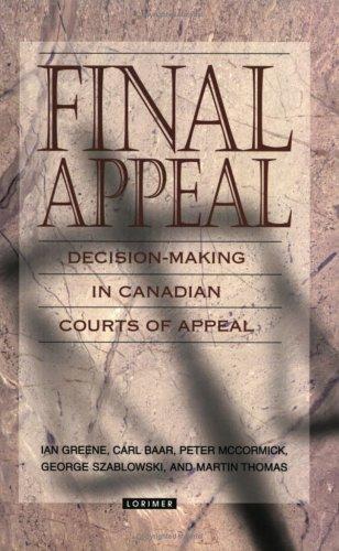 Cover for Final Appeal