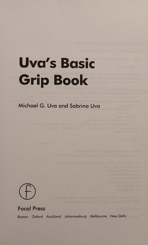 Cover for Uva's basic grip book