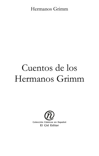 Cover for Cuentos de Los Hermanos Grimm