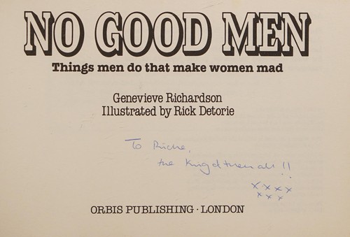 Cover for No good men
