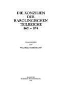 Cover for Die Konzilien der karolingischen Teilreiche, 860-874