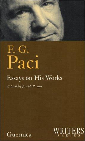 Cover for F.G. Paci