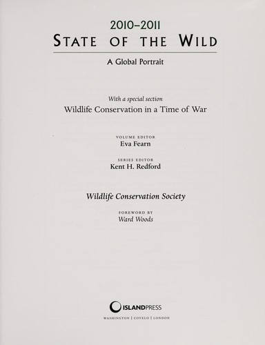 Cover for State of the wild