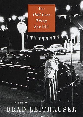 Cover for The odd last thing she did