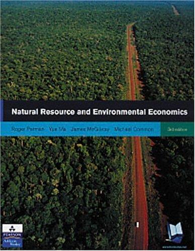 Cover for Natural resource and environmental economics