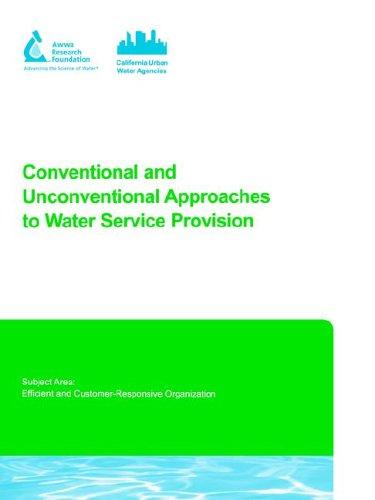 Cover for Conventional and Unconventional Approaches to Water Service Provision