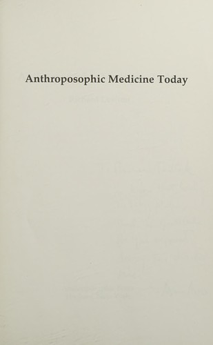 Cover for Anthroposophic medicine today