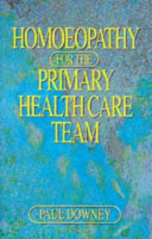 Cover for Homoeopathy for the primary health care team