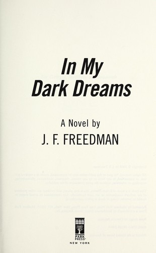 Cover for In my dark dreams