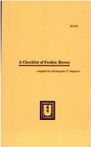 Cover for A Checklist of Fredric Brown