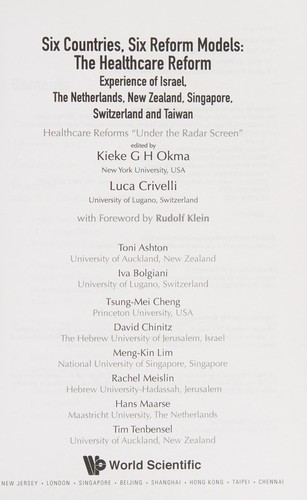 Cover for Six countries, six reform models
