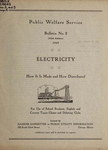 Cover for Electricity