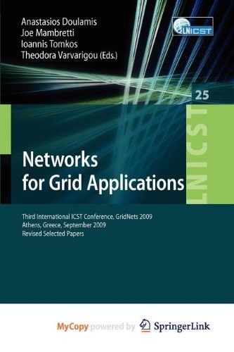 Cover for Networks for Grid Applications